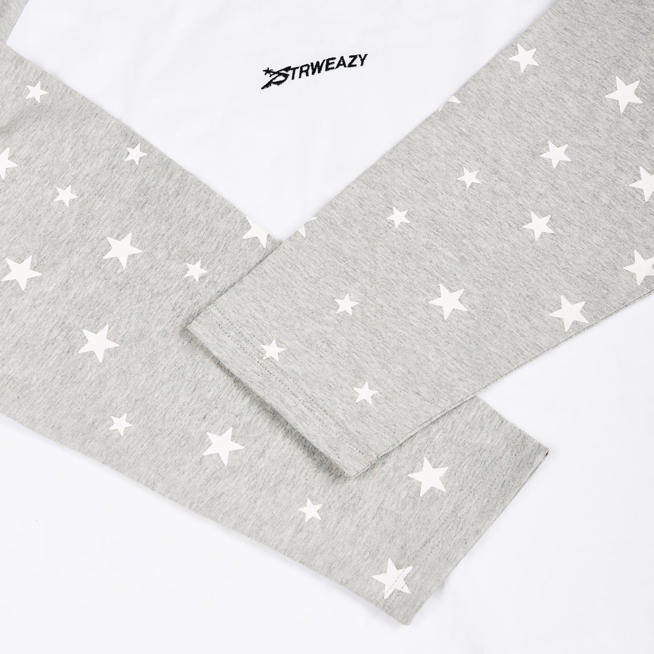  SWE STARFALL BOXY L/S TEE - GRAY/WHITE 