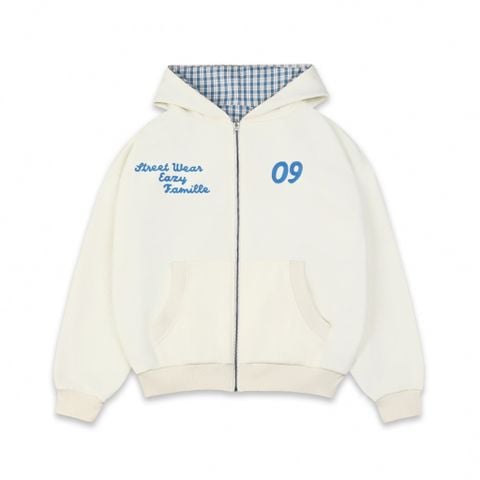  SWE X2 REVERSIBLE ZIP HOODIE - BLUE 