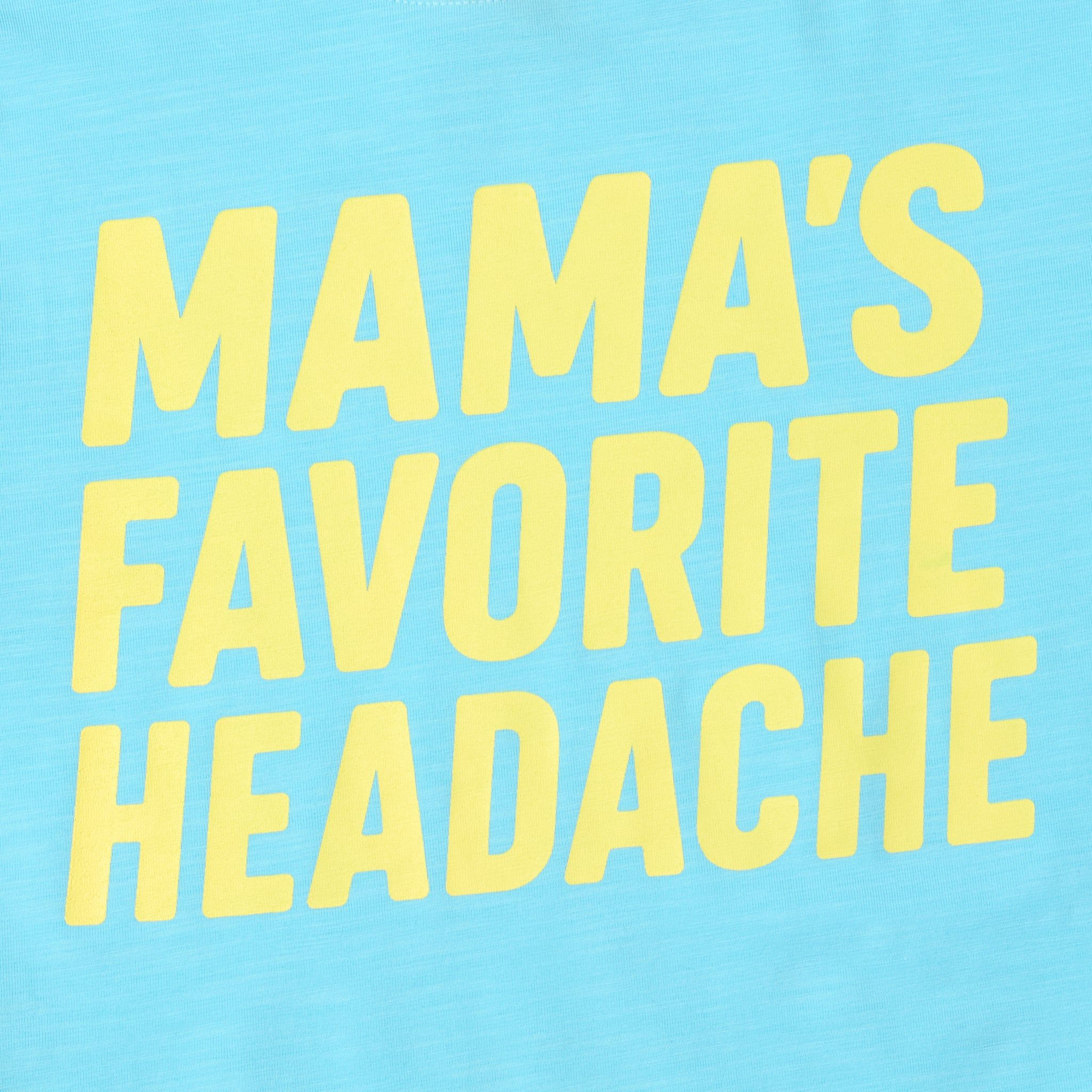  SWE MAMA FAVOR BABY TEE - CYAN 