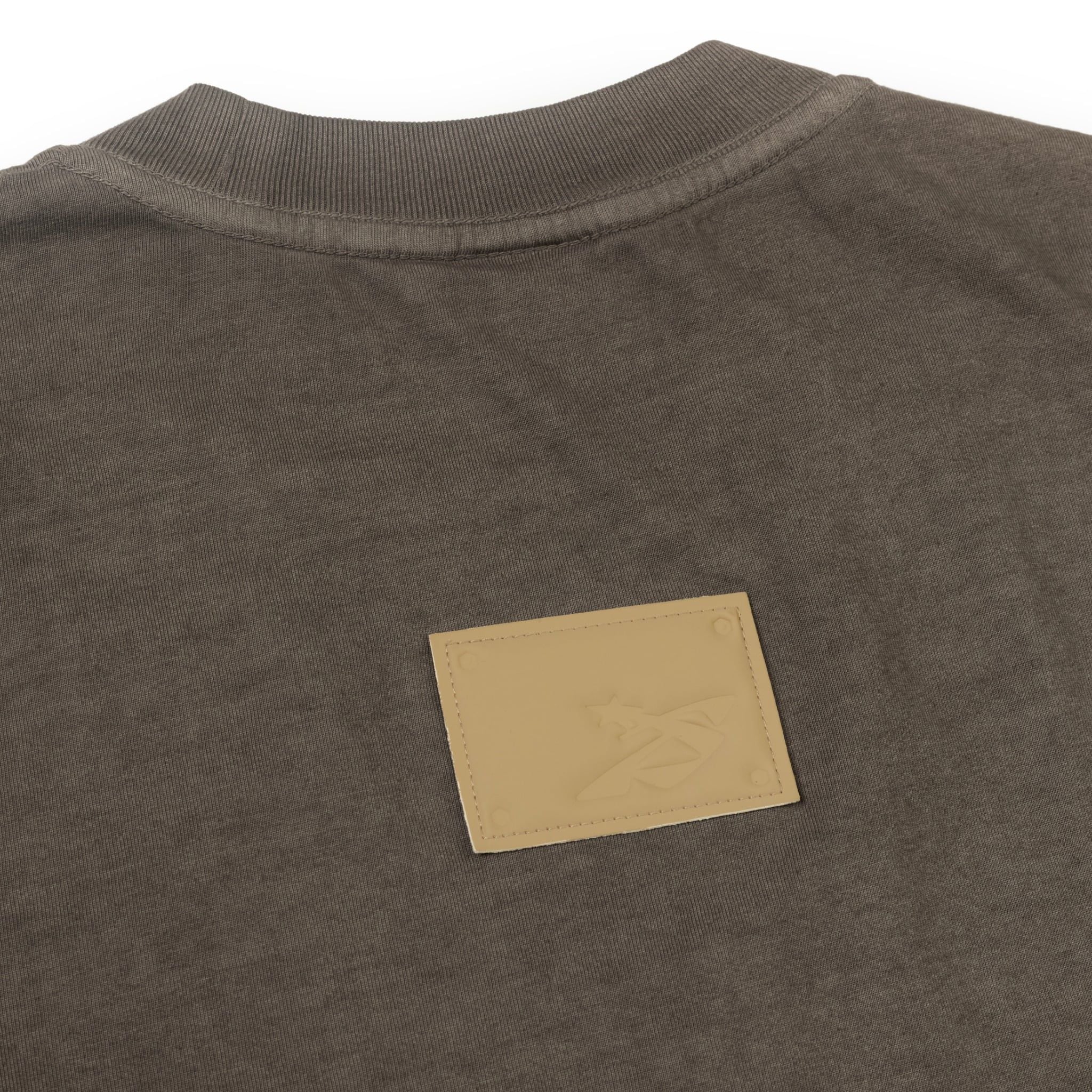  SWE SAINT BOXY TEE - WASHED BROWN 