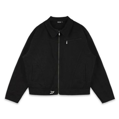  SWE SCRIPT JACKET - BLACK 