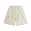  SWE PLEATED WIDE SHORTS - BEIGE 