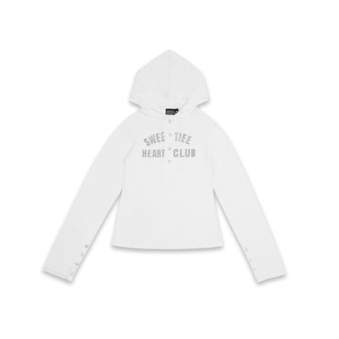  SWE ETIE BUTTON L/S TEE - WHITE 