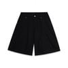  SWE PLEATED WIDE SHORTS - BLACK 