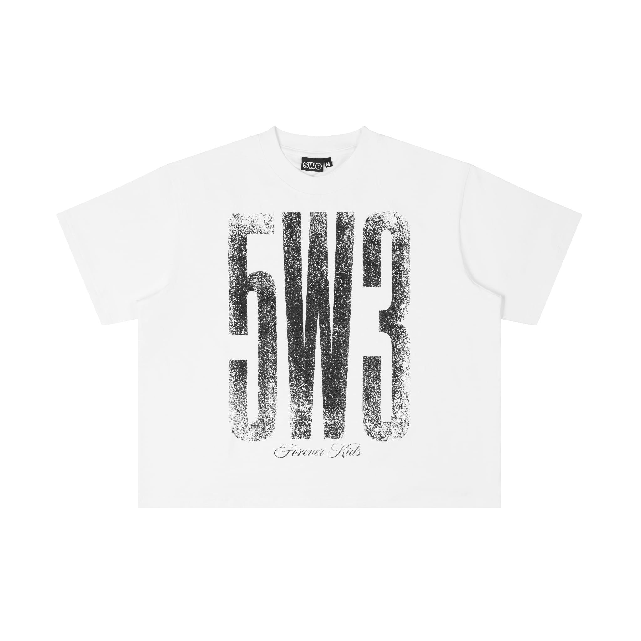  SWE 5W3 BOXY TEE - WHITE 