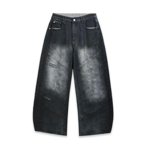  SWE PANEL FADE JEANS - ACID BLACK 