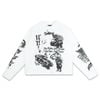  SWE ALLGAS WAFFLE L/S TEE - WHITE 