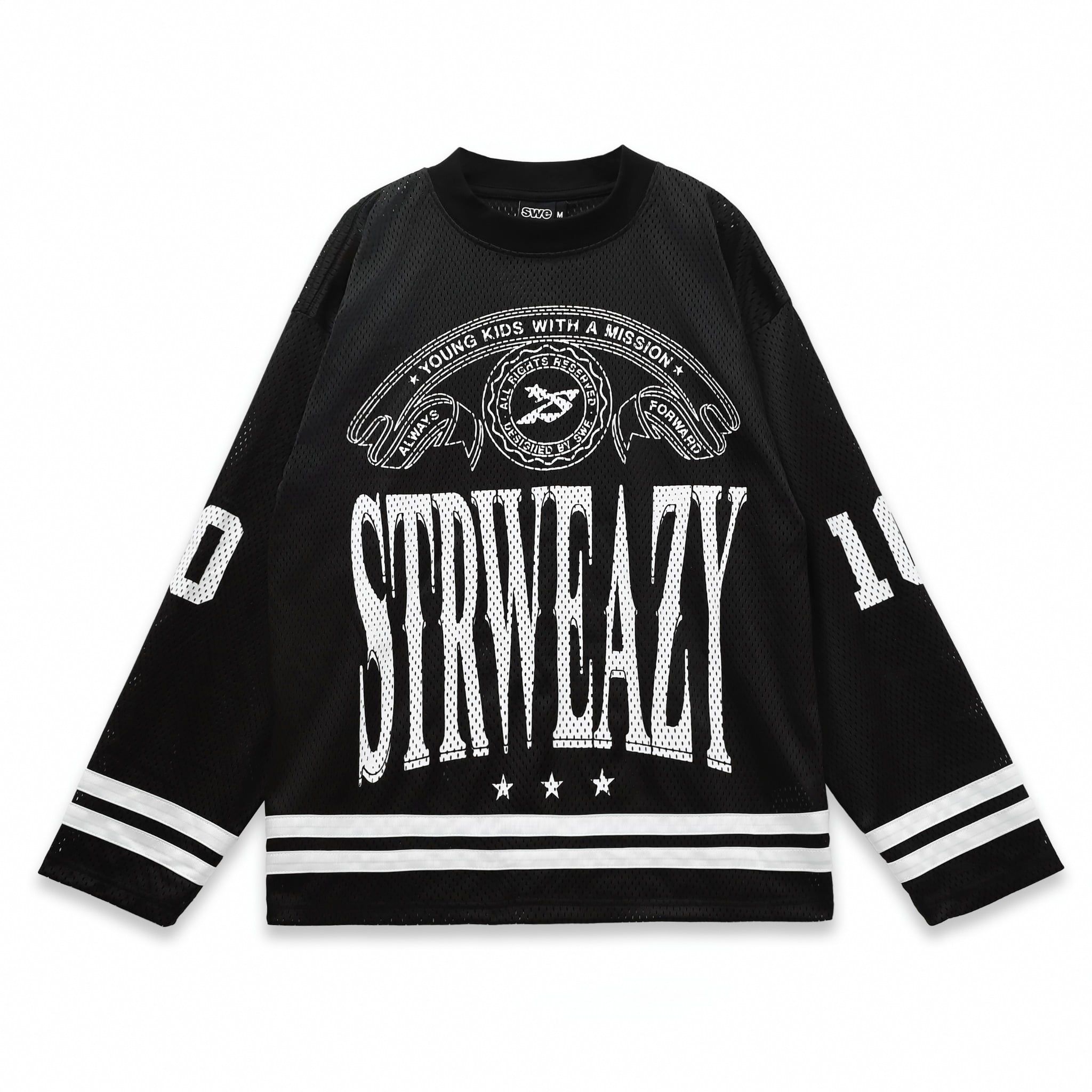  SWE CREW LS JERSEY - BLACK 
