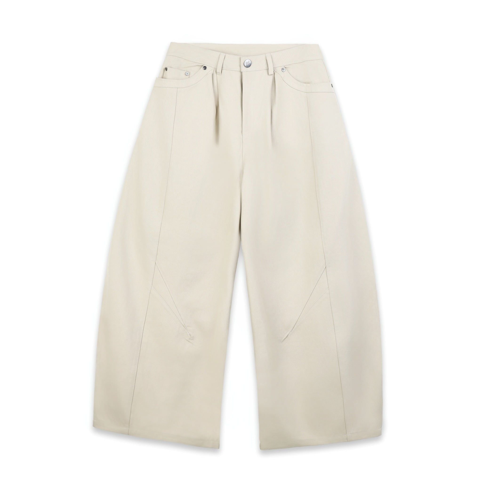  SWE BARREL KHAKI PANTS - BEIGE 