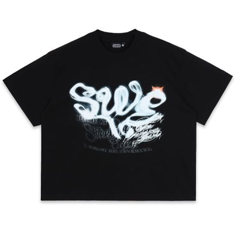  SWE AFTERIMAGE BOXY TEE - BLACK 