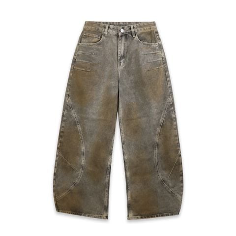  SWE ARC WIDE JEANS - MUD FADE 