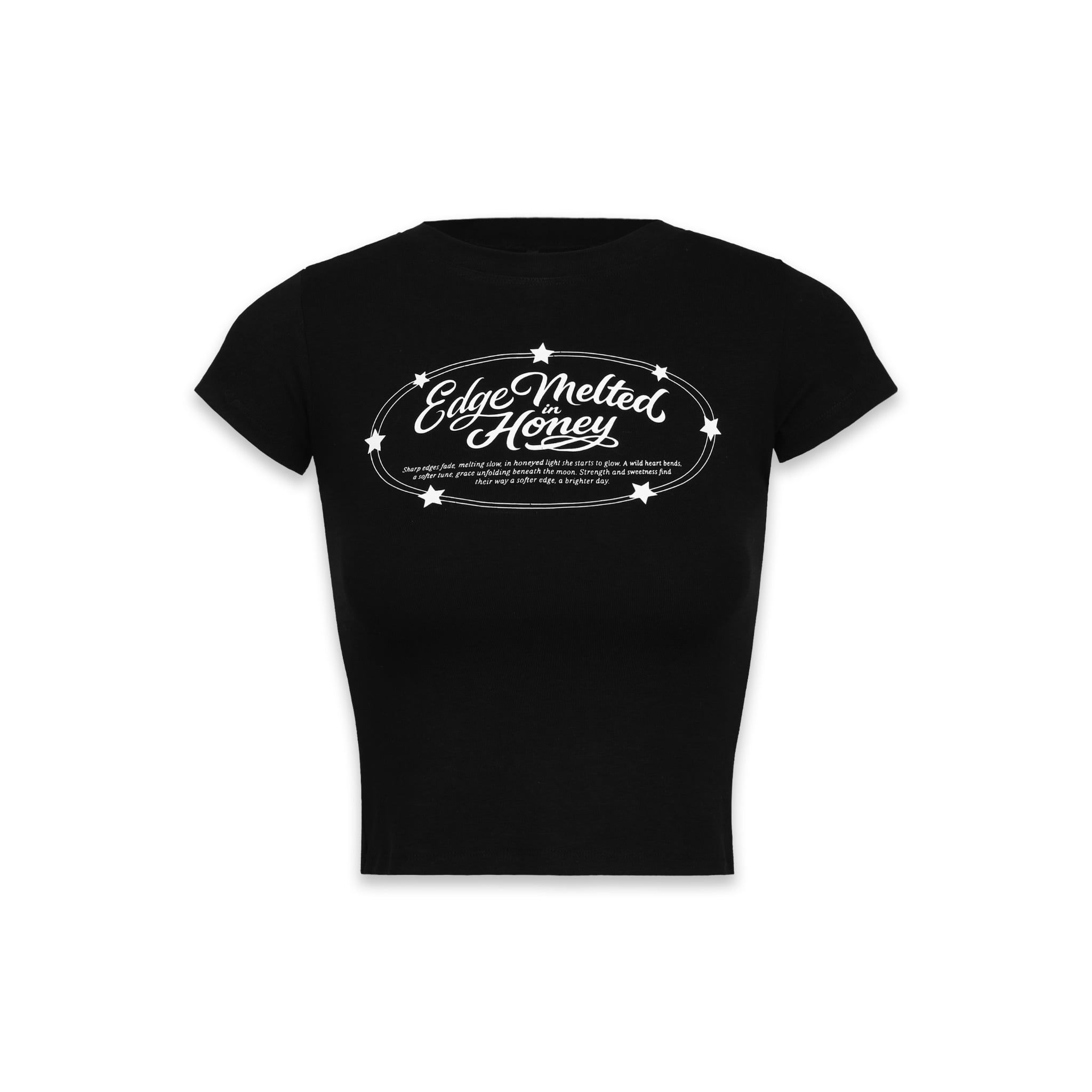  SWE STAR EDGE BABY TEE - BLACK 