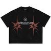 SWE SPIKE BOXY TEE - BLACK 
