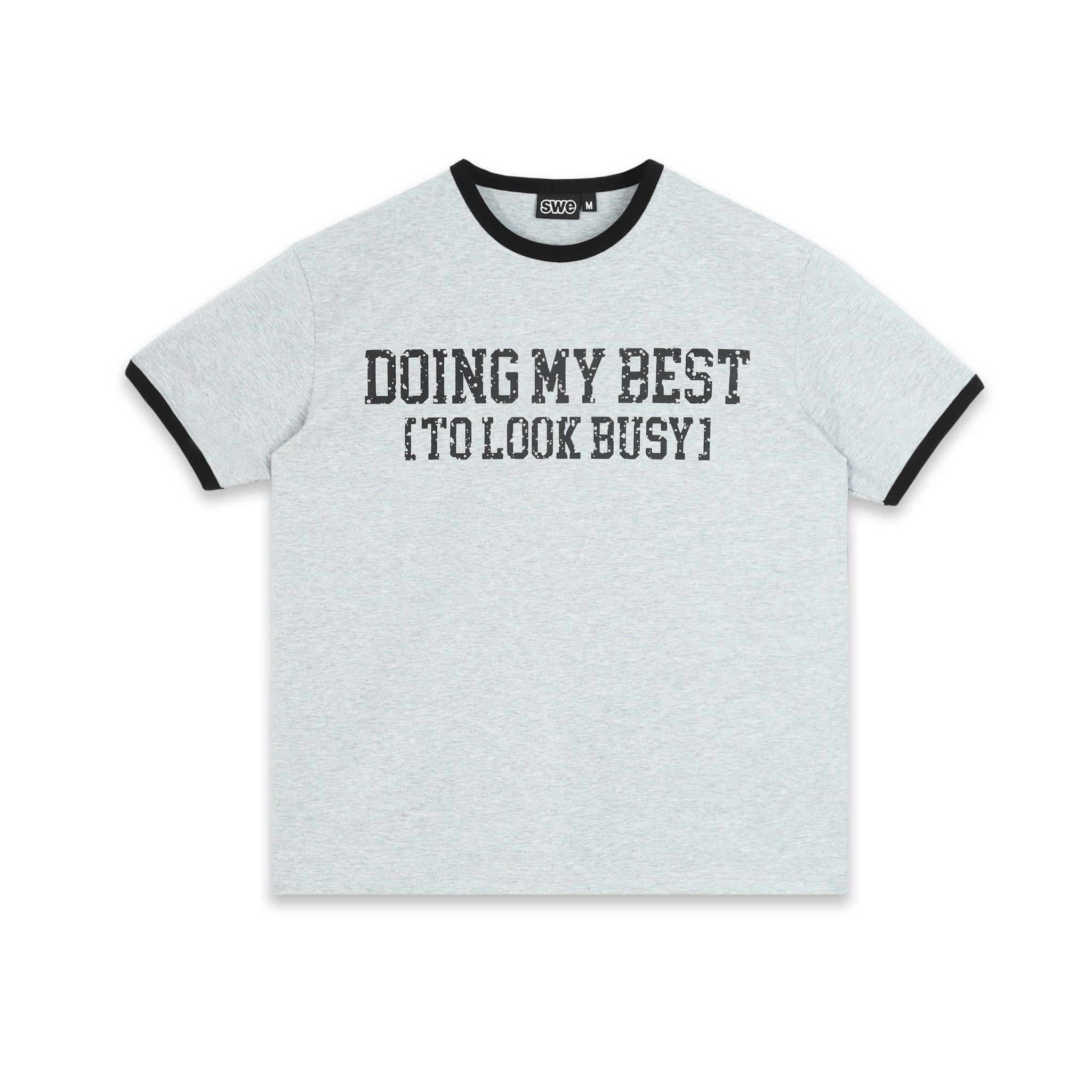  SWE BUSY RINGER TEE - GRAY 