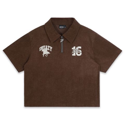  SWE CORDUROY SHIRT - BROWN 