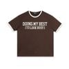  SWE BUSY RINGER TEE - BROWN 