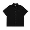  SWE RED BUTTON SHIRT - BLACK 