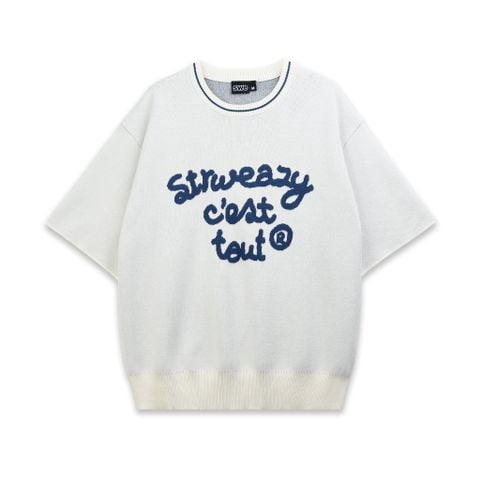  SWE C'EST TOUT KNIT TEE - OFFWHITE 