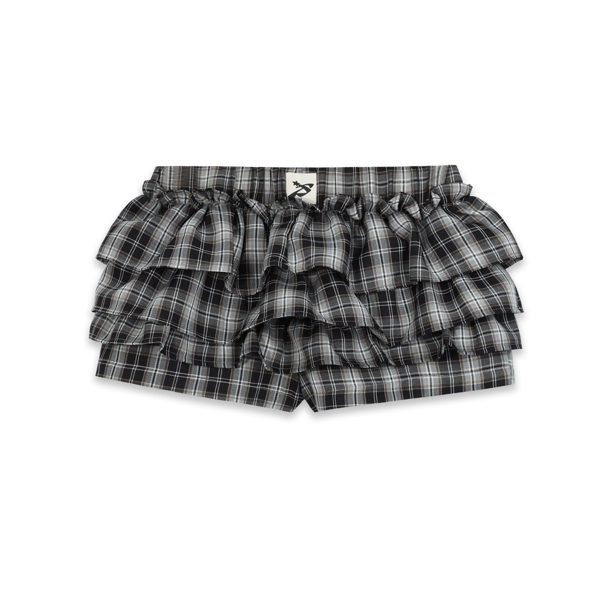  SWE HONEY RUFFLE SKORT - BLACK 