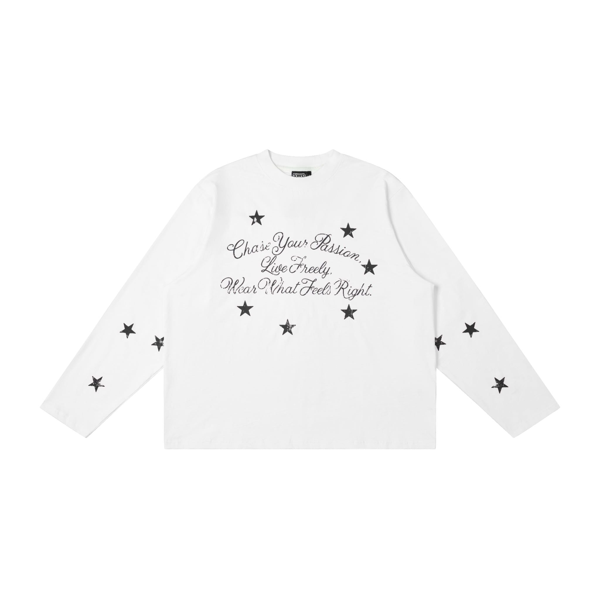  SWE PASSION L/S TEE - WHITE 