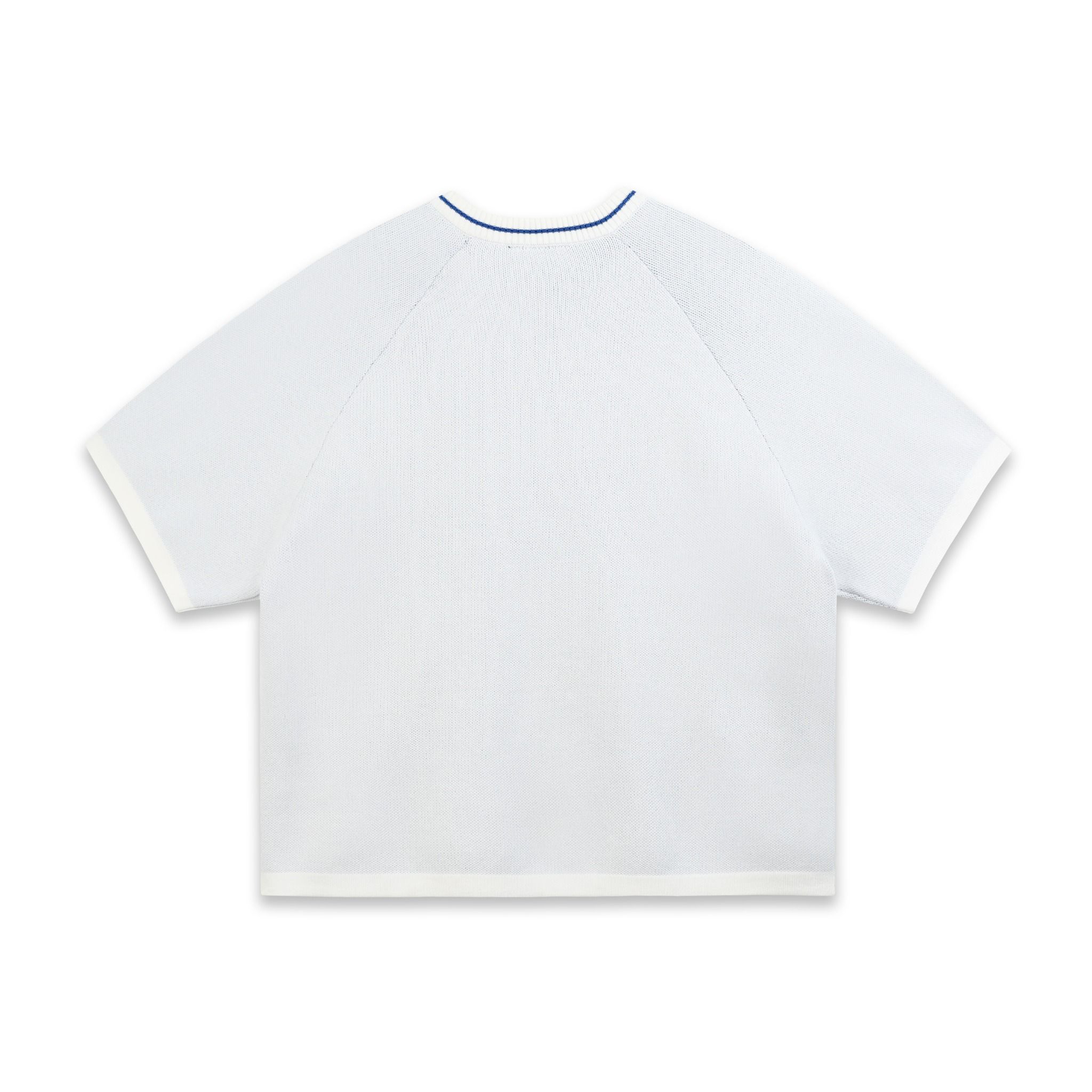  SWE FAM KNIT BOXY TEE - MISTRAL 