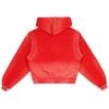  SWE 2 WAY ZIP HOODIE - WASHED RED 