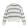  SWE MOHAIR CARDIGAN - STRIPED GRAY 