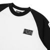  SWE TRACKSIDE L/S TEE - BLACK/WHITE 