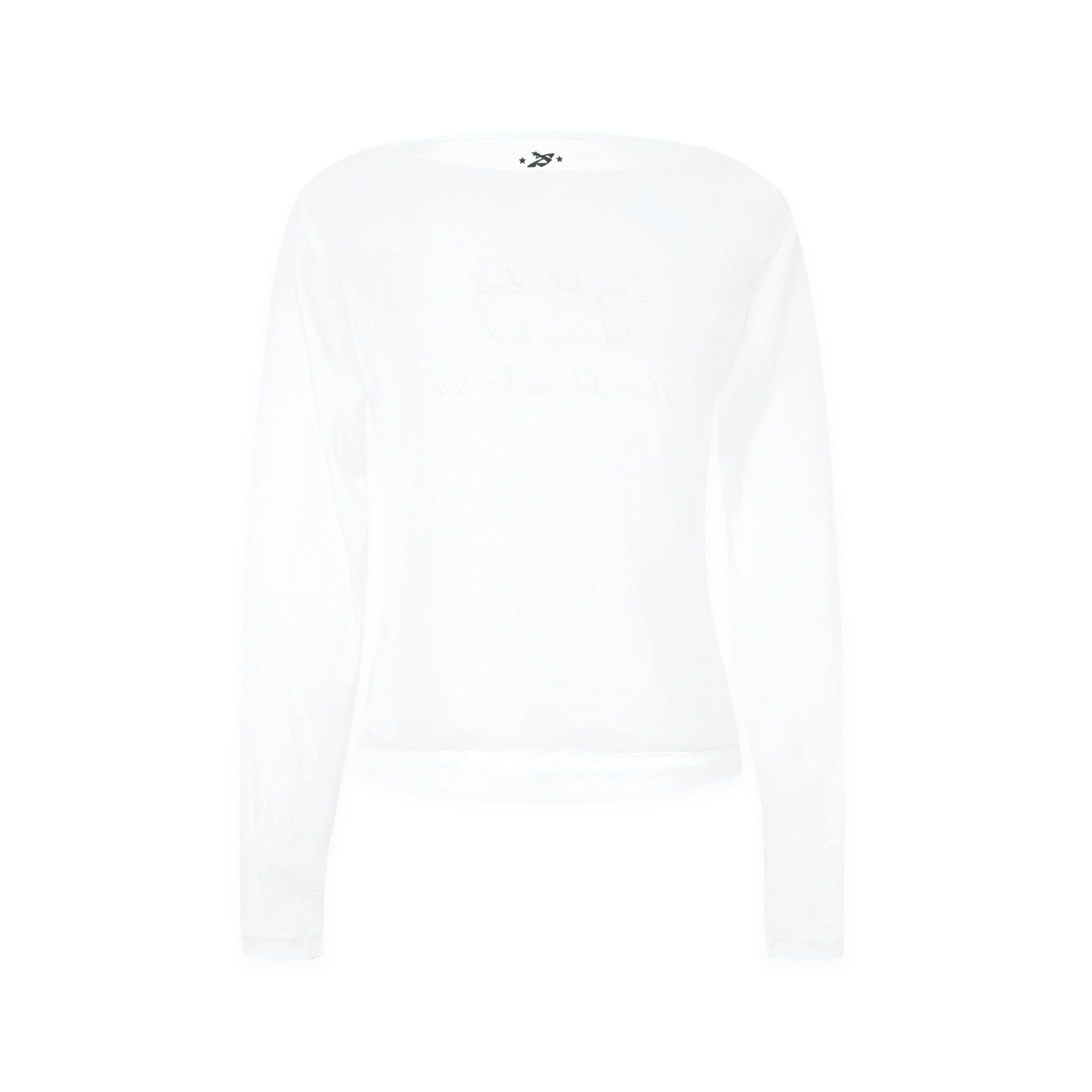  SWE HEADSHOT LS TEE - WHITE 