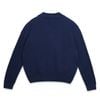  SWE L/S KNIT POLO - NAVY 