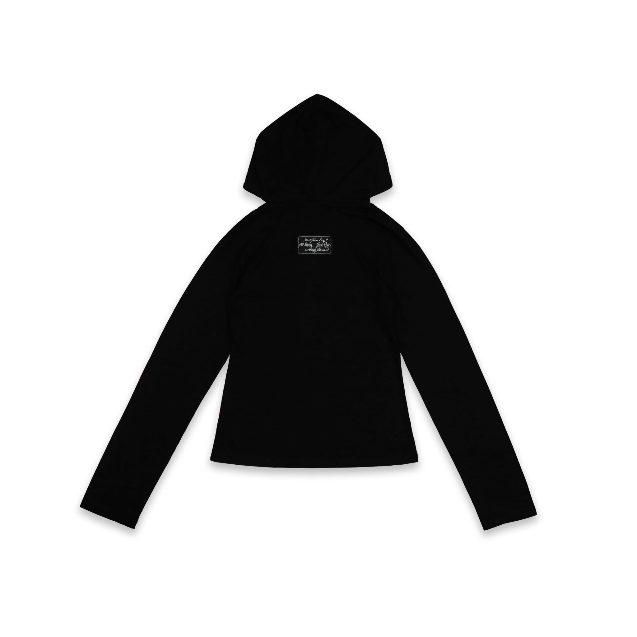  SWE ETIE BUTTON L/S TEE - BLACK 