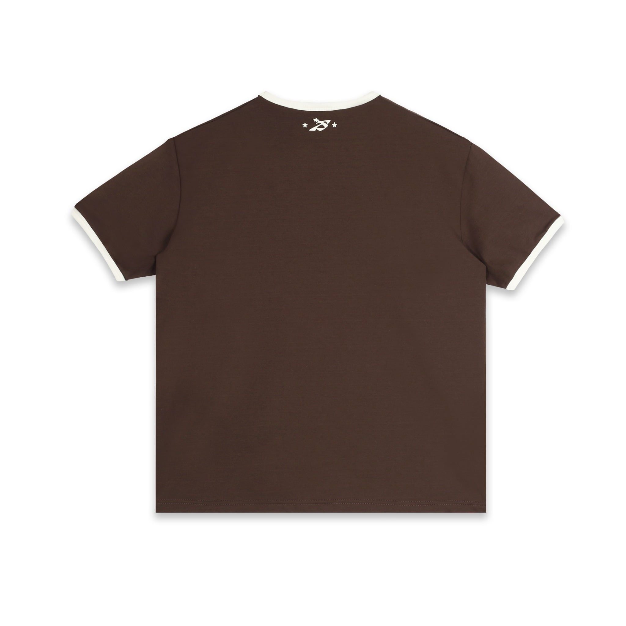  SWE BUSY RINGER TEE - BROWN 