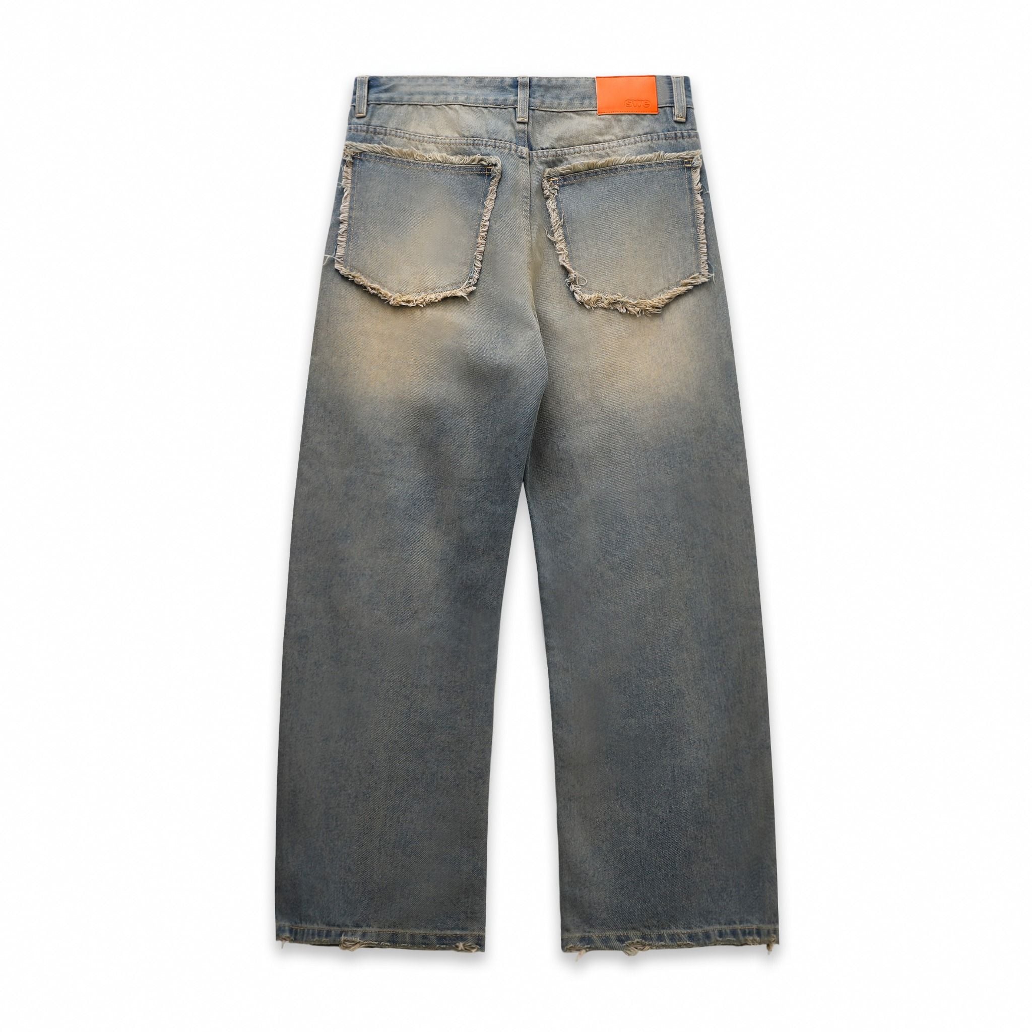  SWE EDGE WASHED JEANS - BLUE 
