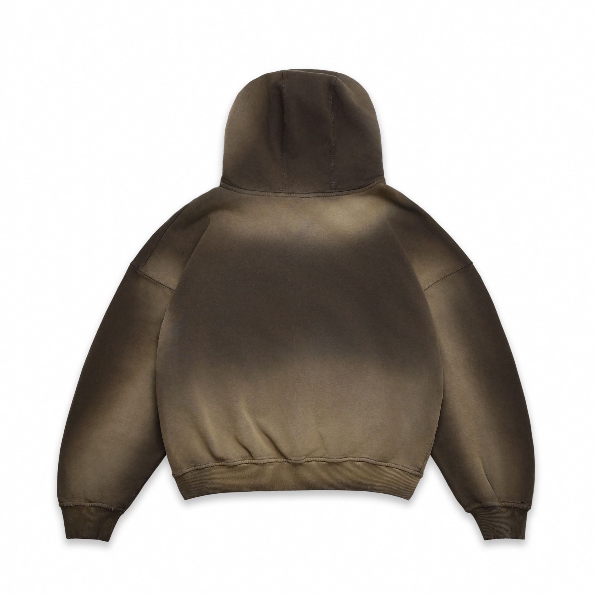  SWE RIDGE ZIP HOODIE - BROWN 