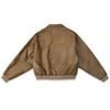  SWE EAZY LEATHER BOMBER - BROWN 