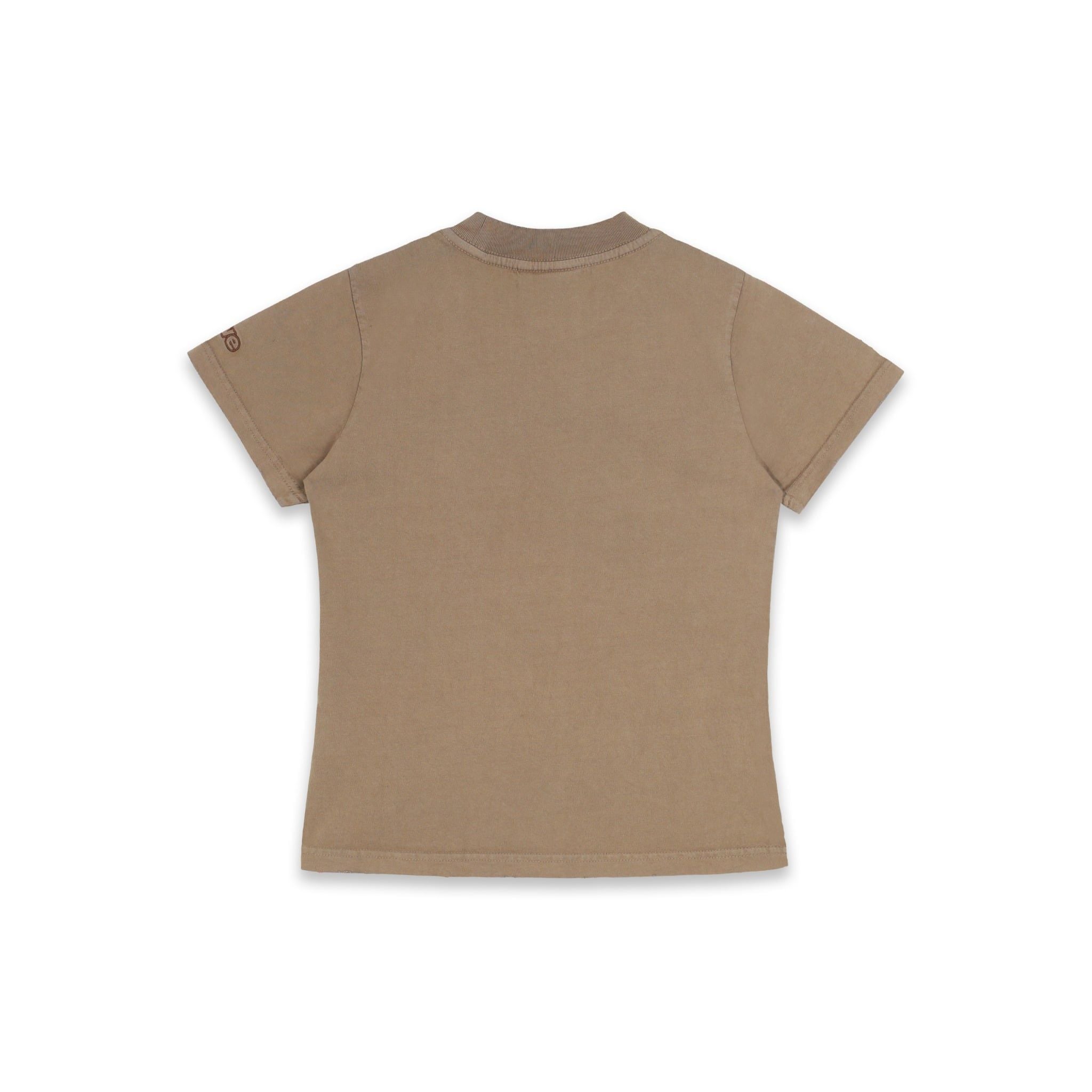  SWE HERITAGE BABY TEE - WASHED BROWN 