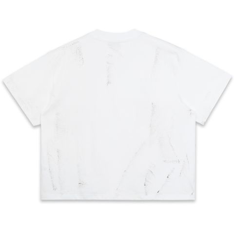  SWE SPIKE BOXY TEE - WHITE 