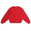  SWE PINNED LOVE KNIT SWEATER - RED 