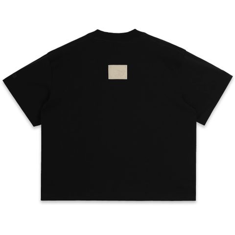  SWE RING BOXY TEE - BLACK 