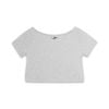  SWE DREAM OFF-SHOULDER TEE - GRAY 