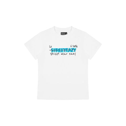  SWE SCRAWL BABY TEE - WHITE 
