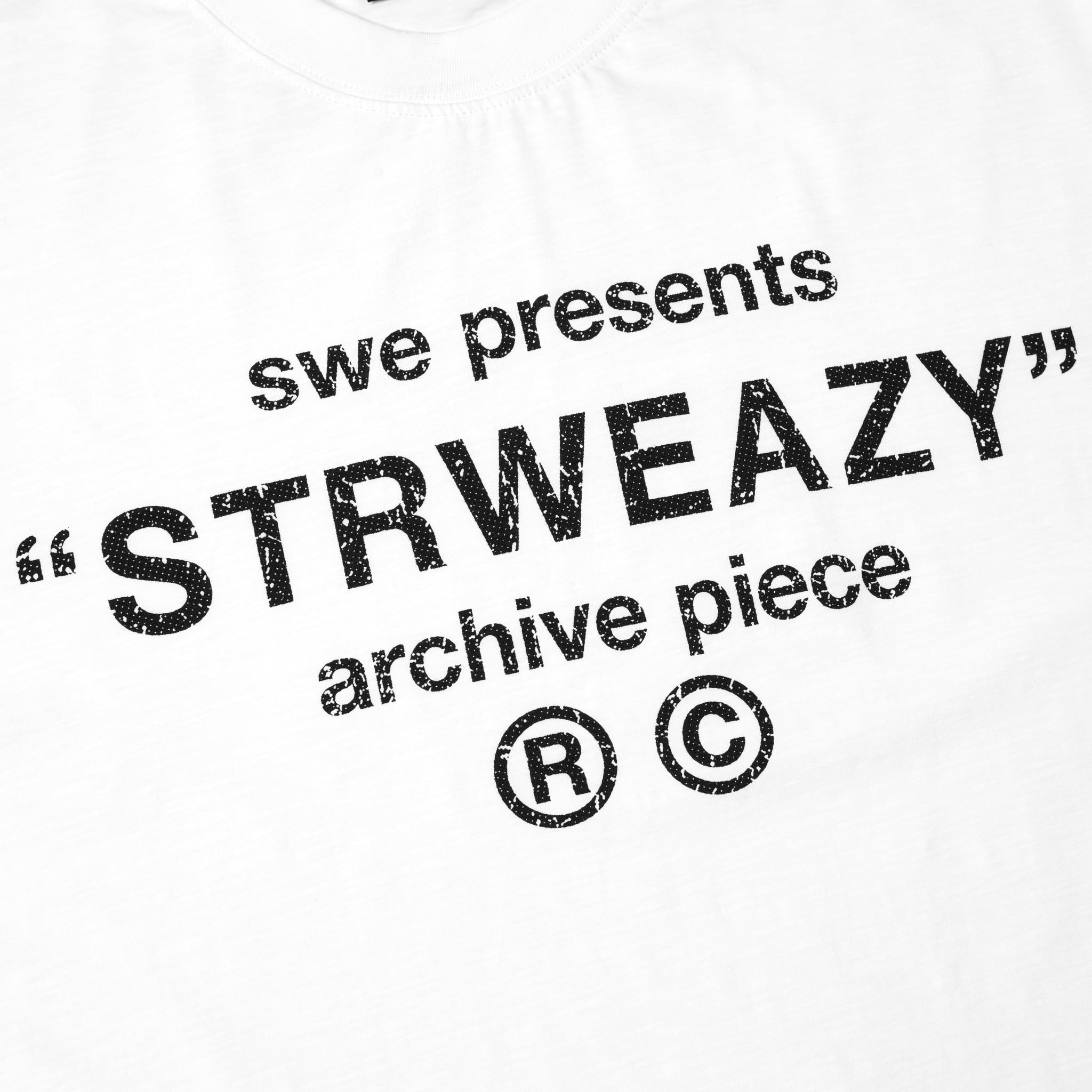  SWE ARCHIVE BOXY TEE - WHITE 
