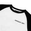  SWE SLUB RAGLAN L/S TEE - BLACK/WHITE 
