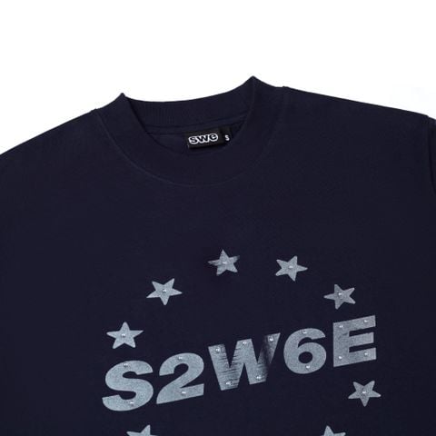  SWE UNION BOXY TEE - DARK NAVY 