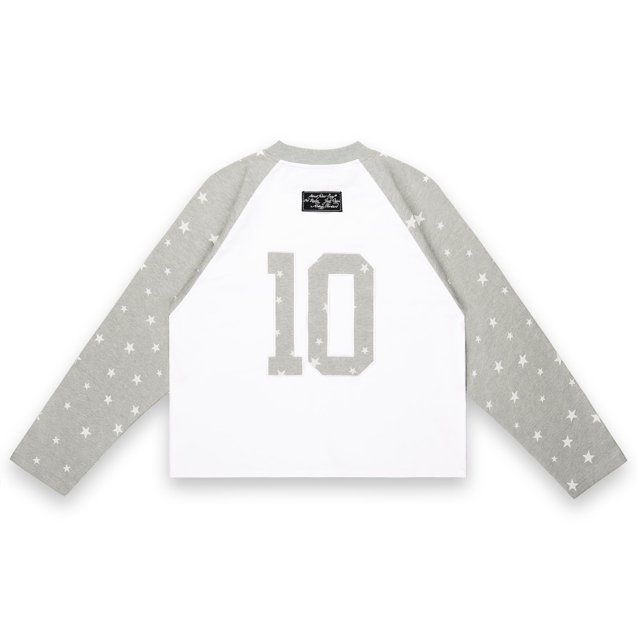  SWE STARFALL BOXY L/S TEE - GRAY/WHITE 