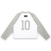  SWE STARFALL BOXY L/S TEE - GRAY/WHITE 