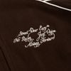  SWE TRACK FLEECE JACKET - BROWN 