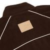 SWE TRACK FLEECE JACKET - BROWN 