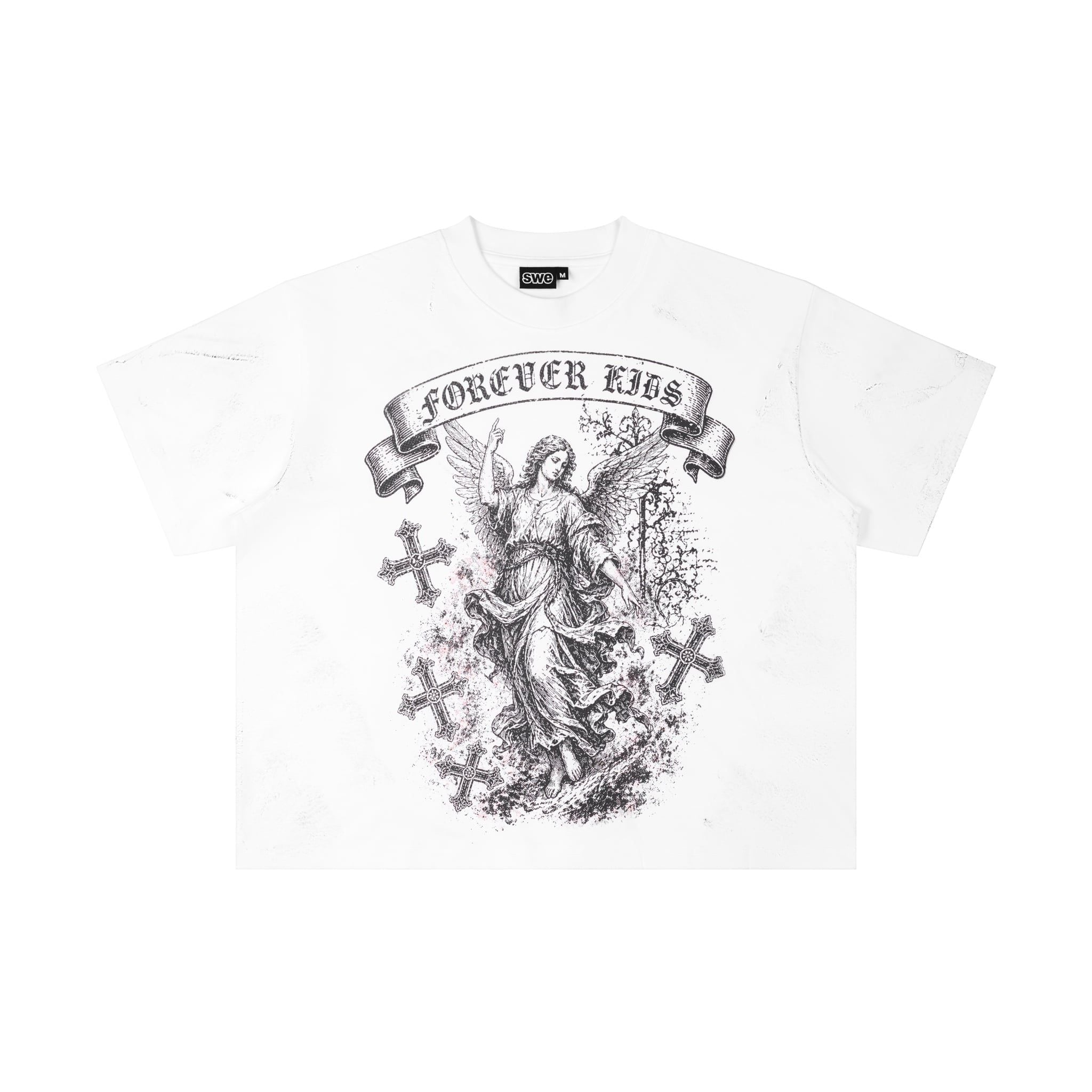  SWE FOREVER BOXY TEE - WHITE 