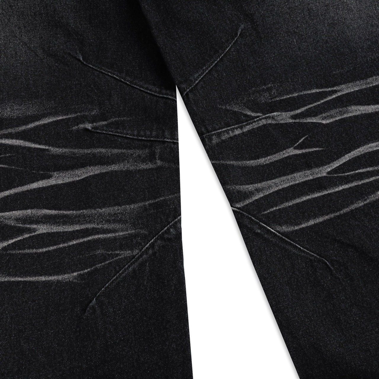  SWE WHISKER JEANS - WASHED BLACK 